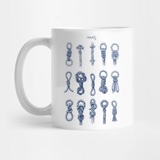 Nautical Sailor Sail Knot Collection Mug